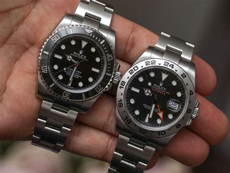 rolex explorer ii band size|Rolex Explorer II size comparison.